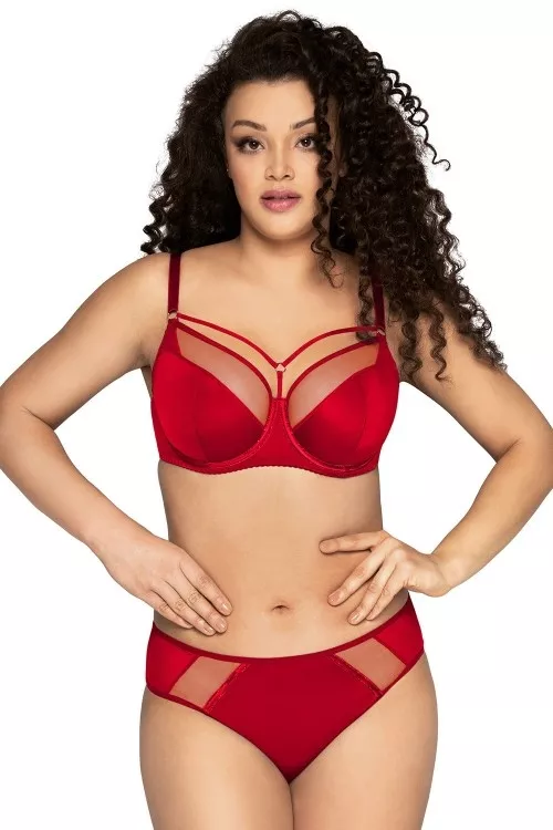Женские трусики форма бразилиано AVA 1030/B red - фото №2