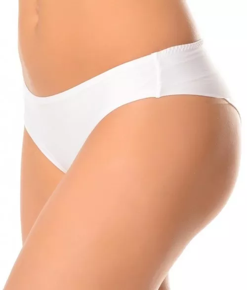 Белые бесшовные трусики бразилиана Leilieve 6053 Bianco - фото №4